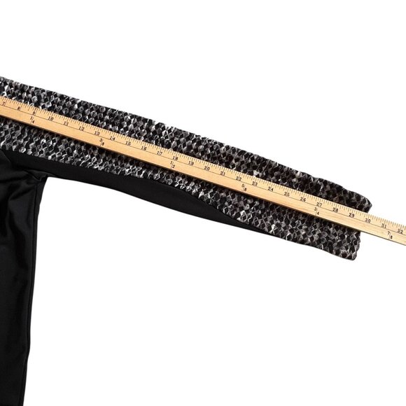 Nike Pro Hyperwarm Top‎ Womens XXL Black Gray Base Layer Compression Long Sleeve - Picture 11 of 12